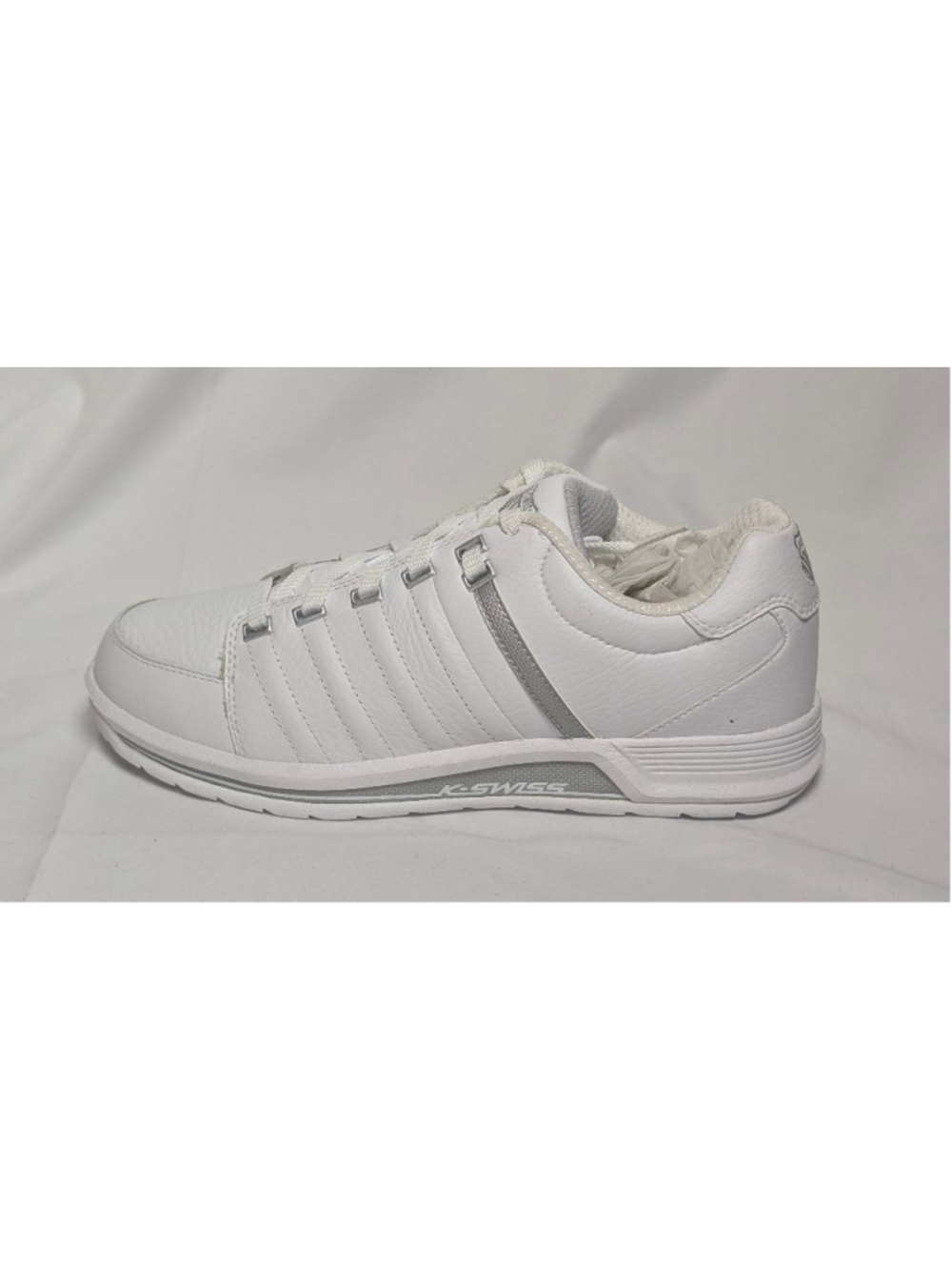 K-Swiss Limited Edition White Leather Sneakers Womens 8.5 NWOT - Picture 5 of 7